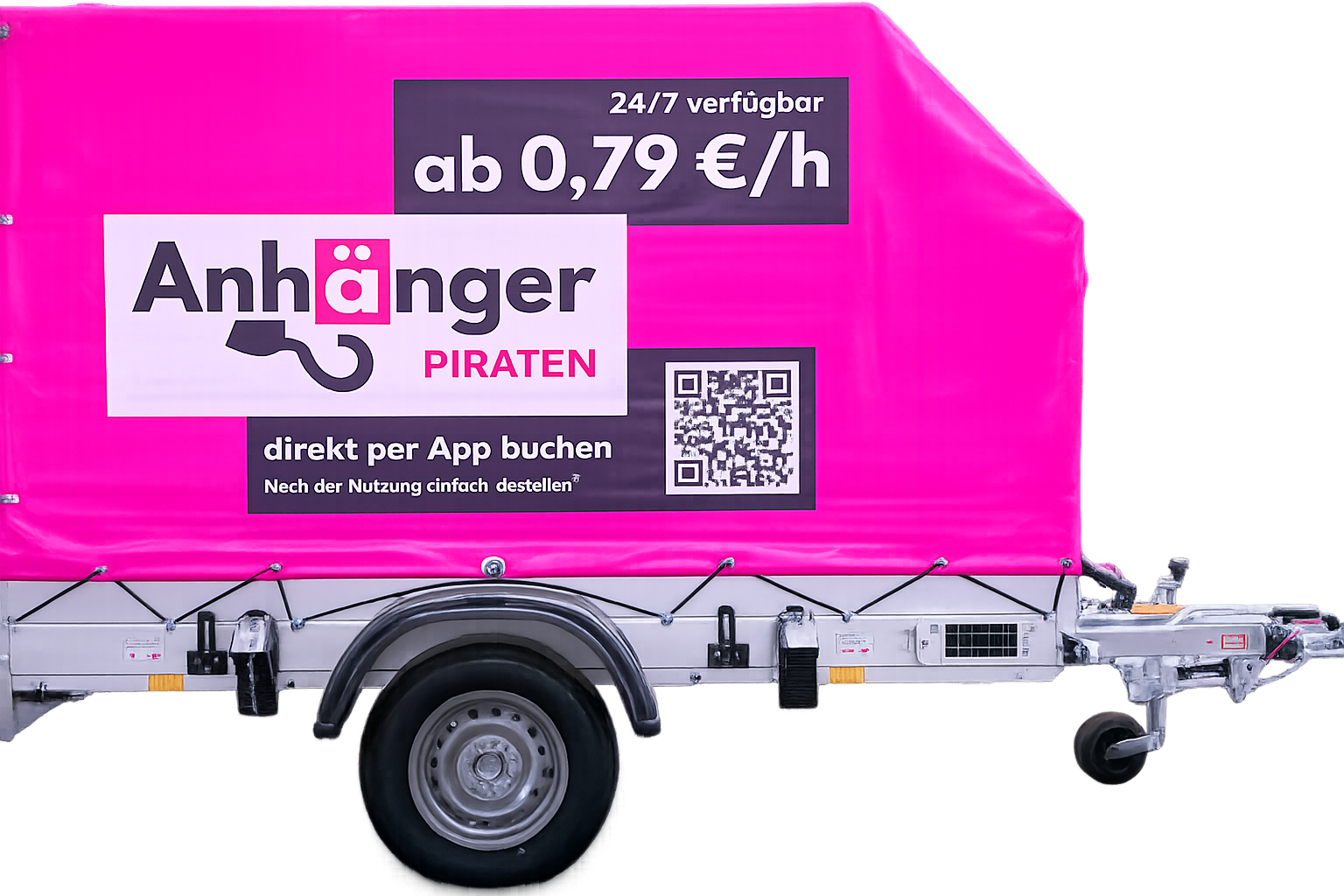 1200 kg-Planenanhänger